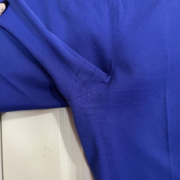 J. Crew Womens Blue Mid Rise Slim Fit Stretch Twill Minnie Ankle Pants Size 6 - Picture 7 of 8